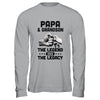 Papa And Grandson The Legend and The Legacy T-Shirt & Hoodie | Teecentury.com