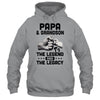Papa And Grandson The Legend and The Legacy T-Shirt & Hoodie | Teecentury.com
