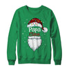 Papa Claus Beard Red Plaid Christmas Pajamas Xmas T-Shirt & Sweatshirt | Teecentury.com