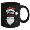 Papa Claus Beard Red Plaid Christmas Pajamas Xmas Mug Coffee Mug | Teecentury.com