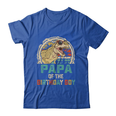 Papa Dinosaur Of The Birthday Boy Matching Family Shirt & Hoodie | teecentury