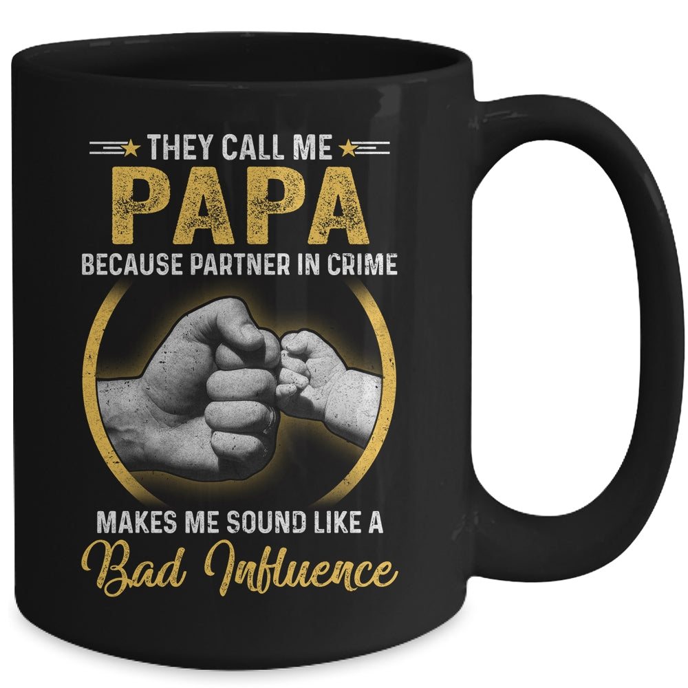 Papa For Men Funny Fathers Day They Call Me Papa Mug Coffee Mug | Teecentury.com