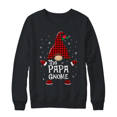 Papa Gnome Buffalo Plaid Matching Christmas Pajama Gift T-Shirt & Sweatshirt | Teecentury.com