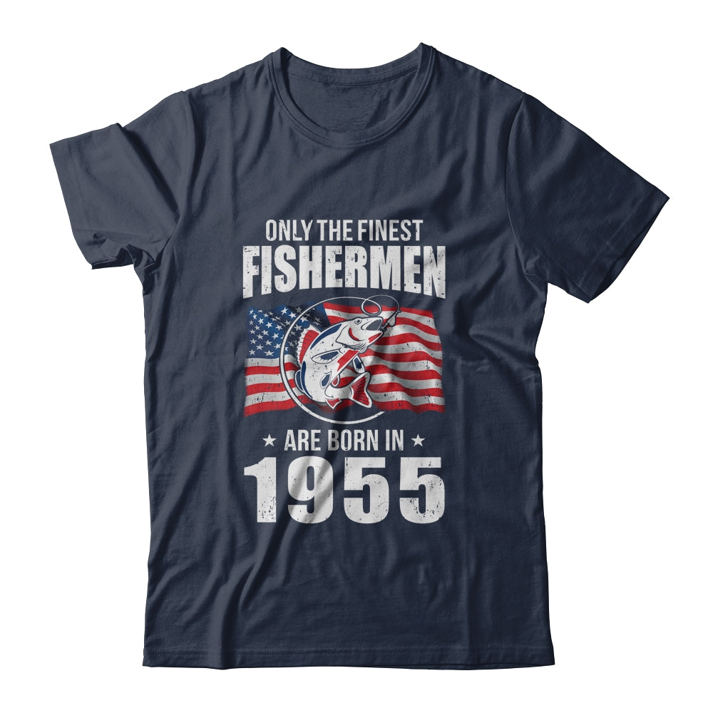 Papa Grandpa Fishing Fisherman 1955 67th Birthday Gift T-Shirt & Hoodie | Teecentury.com