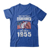 Papa Grandpa Fishing Fisherman 1955 67th Birthday Gift T-Shirt & Hoodie | Teecentury.com