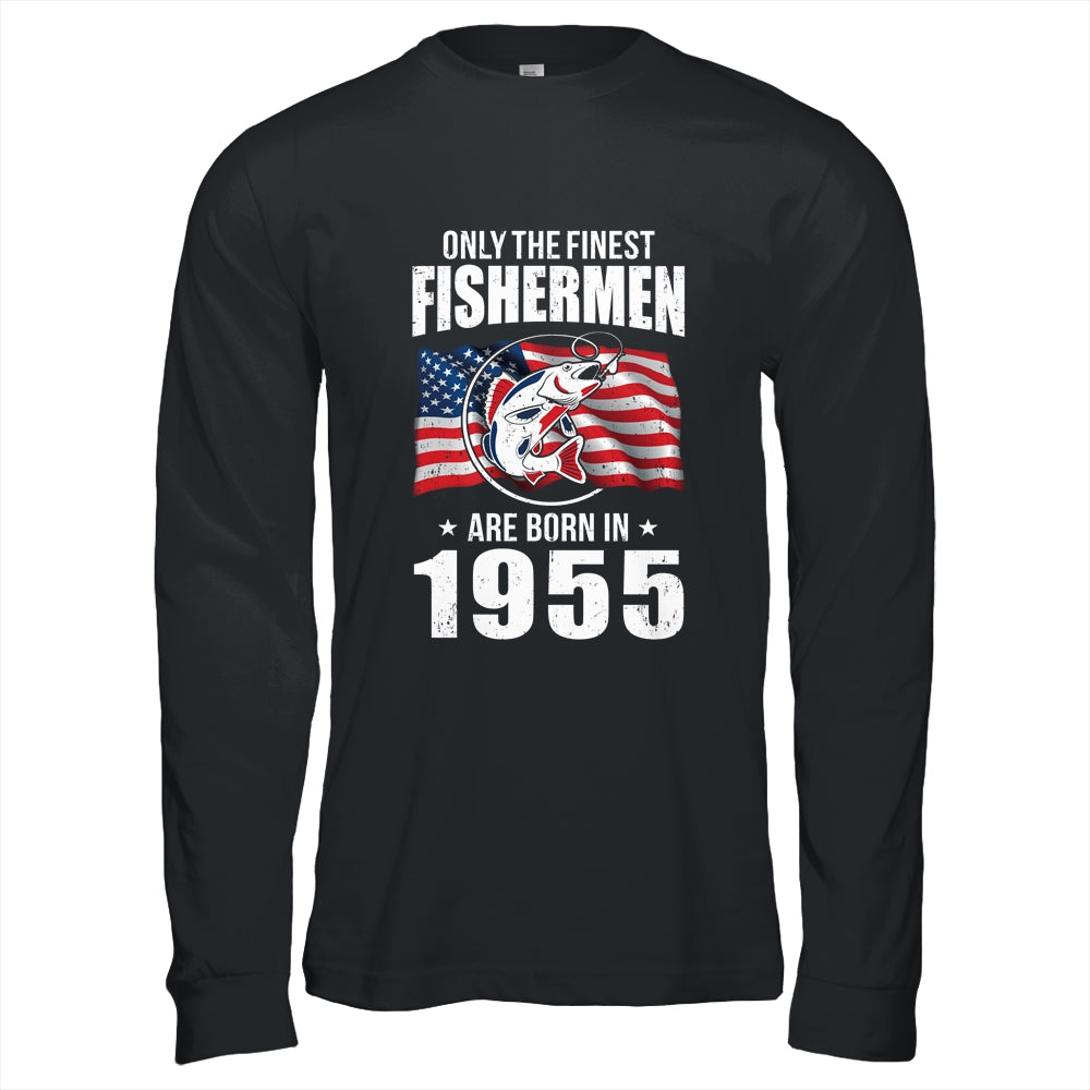 Papa Grandpa Fishing Fisherman 1955 67th Birthday Gift T-Shirt & Hoodie | Teecentury.com
