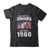 Papa Grandpa Fishing Fisherman 1960 62th Birthday Gift T-Shirt & Hoodie | Teecentury.com