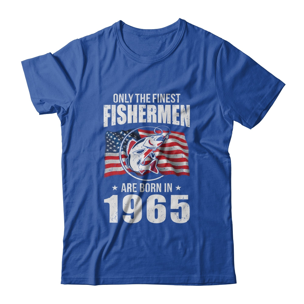 Papa Grandpa Fishing Fisherman 1965 57th Birthday Gift T-Shirt & Hoodie | Teecentury.com