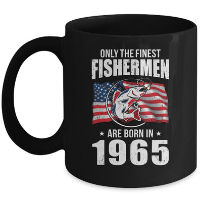 Papa Grandpa Fishing Fisherman 1965 57th Birthday Gift Mug Coffee Mug | Teecentury.com
