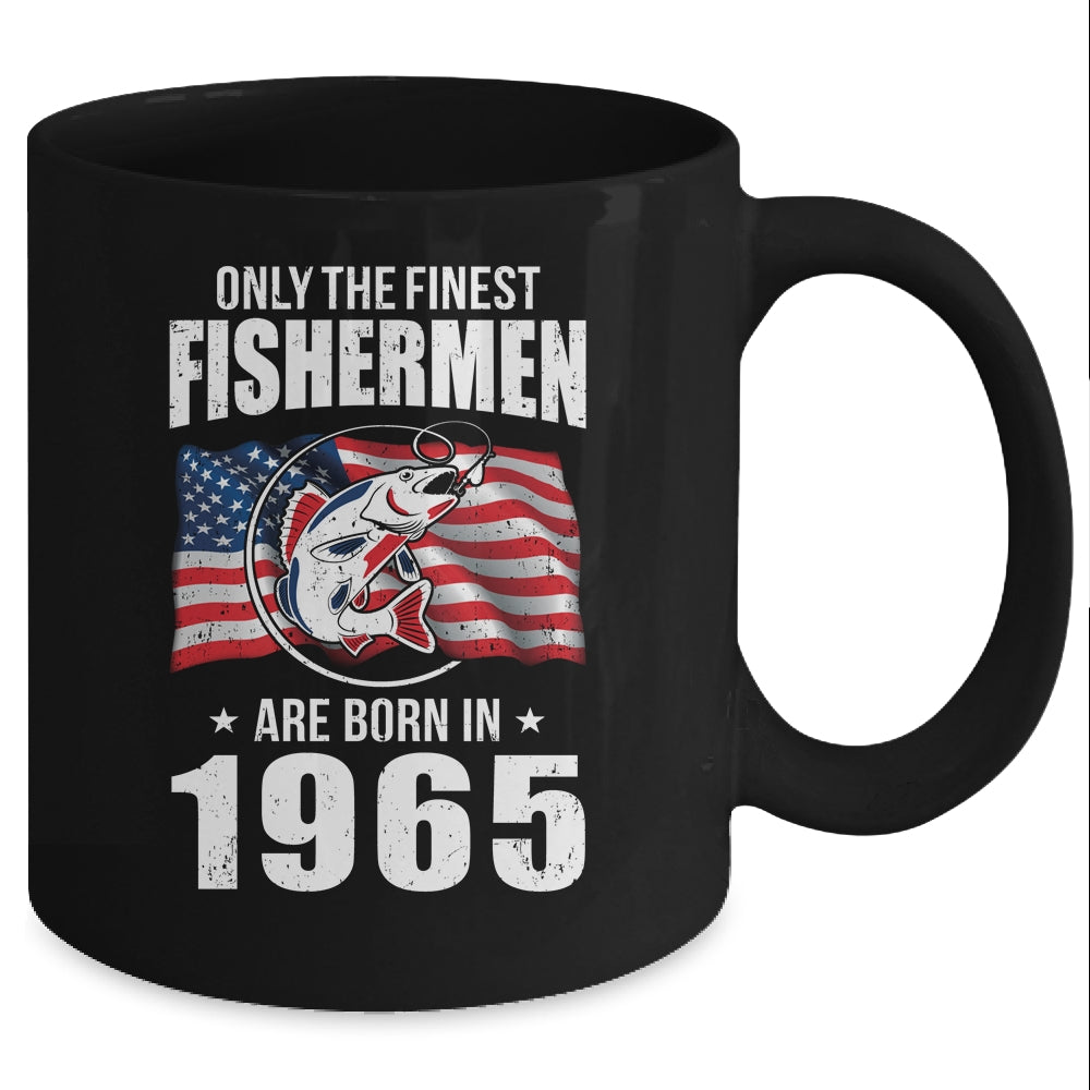 Papa Grandpa Fishing Fisherman 1965 57th Birthday Gift Mug Coffee Mug | Teecentury.com