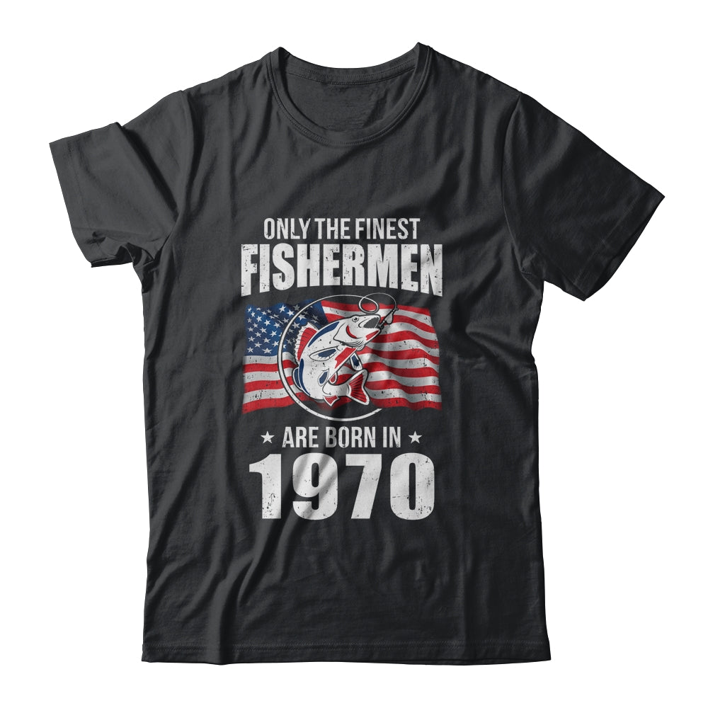 Papa Grandpa Fishing Fisherman 1970 52th Birthday Gift T-Shirt & Hoodie | Teecentury.com