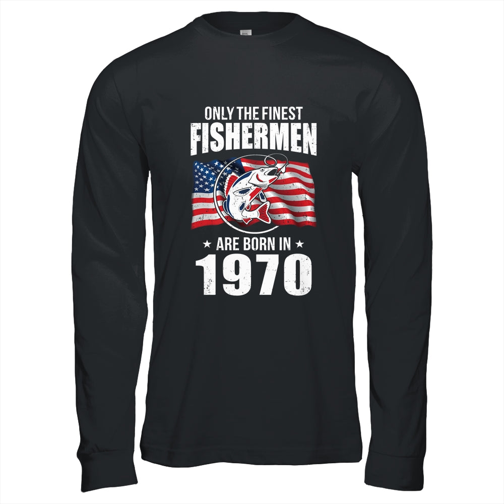 Papa Grandpa Fishing Fisherman 1970 52th Birthday Gift T-Shirt & Hoodie | Teecentury.com