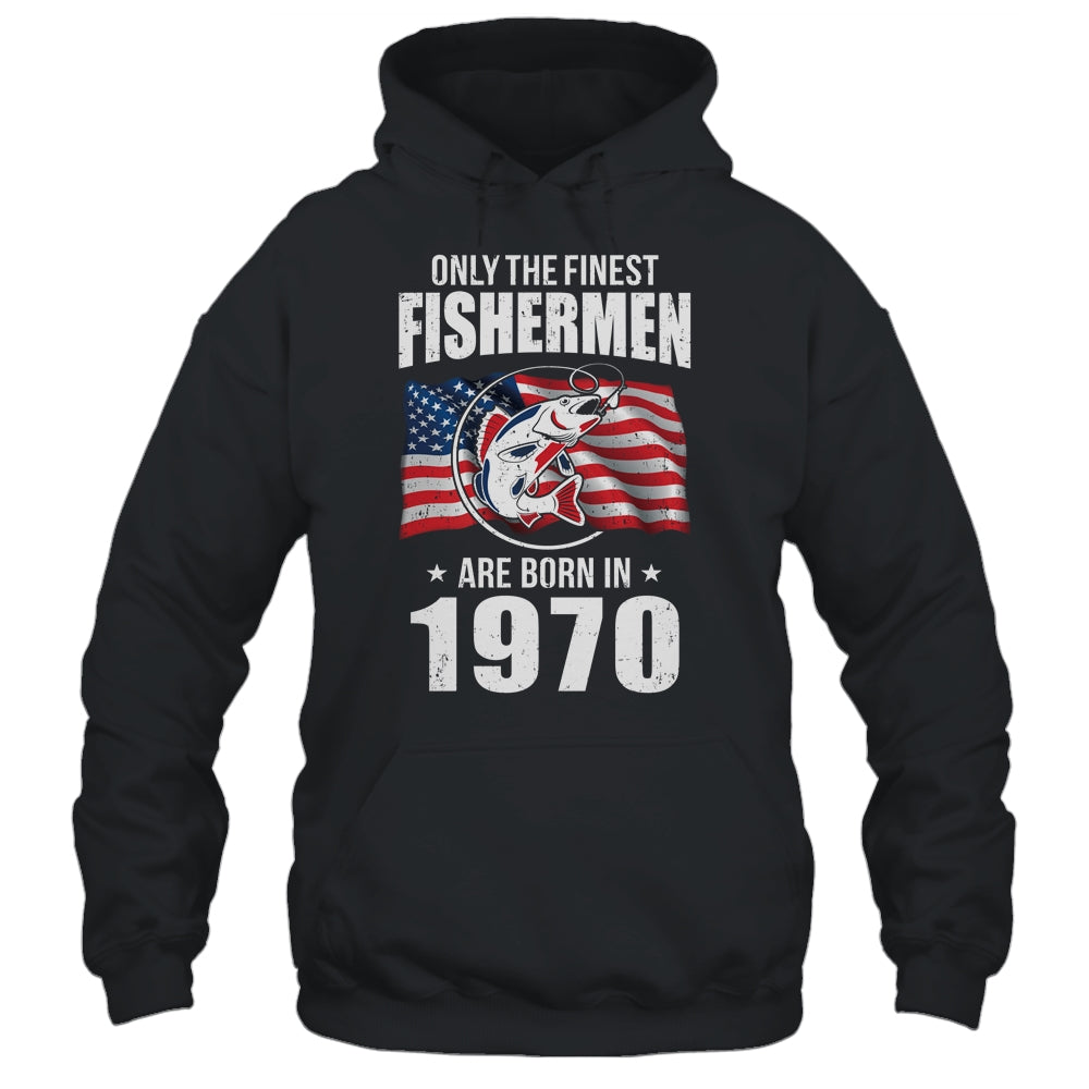 Papa Grandpa Fishing Fisherman 1970 52th Birthday Gift T-Shirt & Hoodie | Teecentury.com