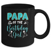 Papa Of The Birthday Girl Family Donut Birthday Mug | teecentury