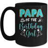 Papa Of The Birthday Girl Family Donut Birthday Mug | teecentury