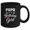 Papa Of The Birthday Girl Granddaughter Matching Family Mug Coffee Mug | Teecentury.com