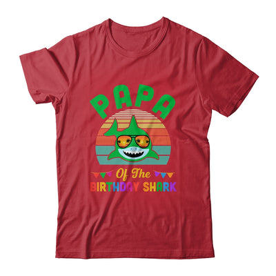 Papa Of The Shark Birthday Papa Matching Family Shirt & Hoodie | teecentury