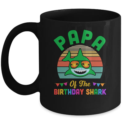 Papa Of The Shark Birthday Papa Matching Family Mug | teecentury