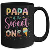 Papa Of The Sweet One Ice Cream 1st First Birthday Family Mug | teecentury