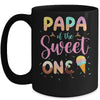 Papa Of The Sweet One Ice Cream 1st First Birthday Family Mug | teecentury