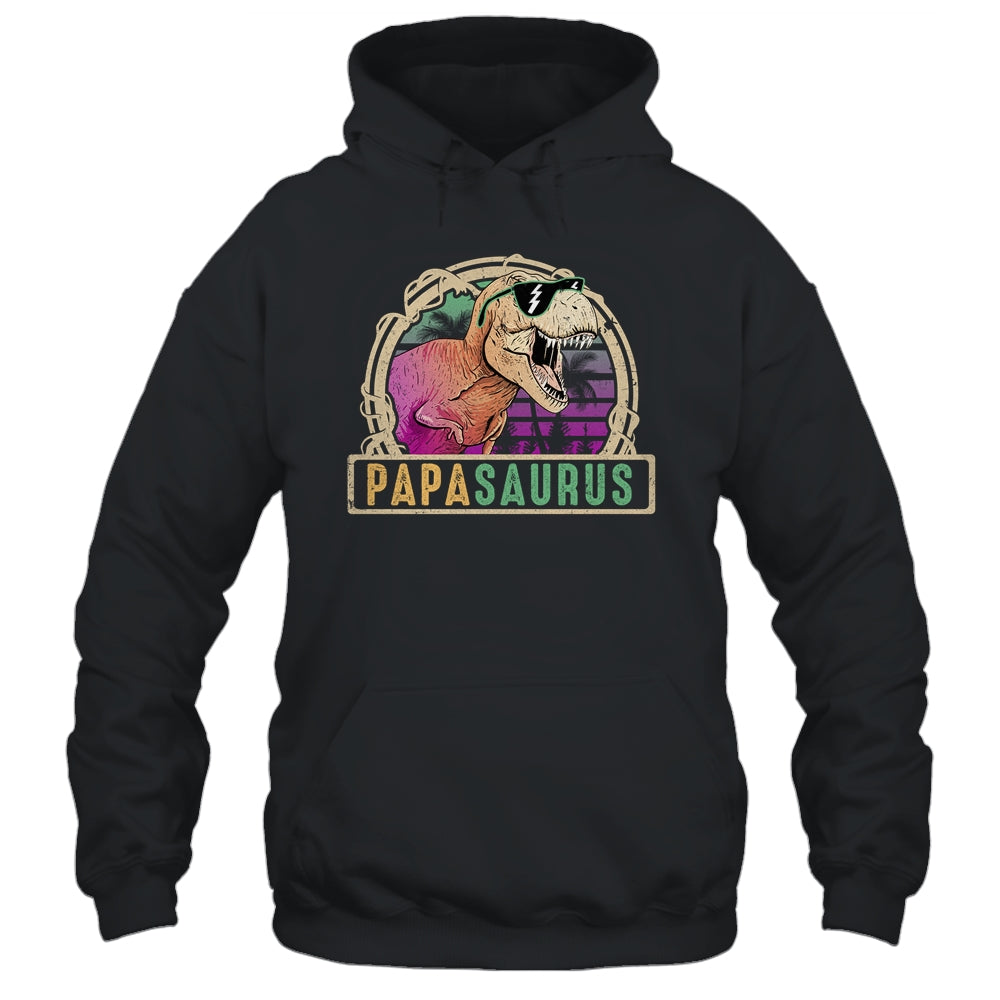 Papa Saurus Papasaurus T Rex Dinosaur Family Matching T-Shirt & Hoodie | Teecentury.com