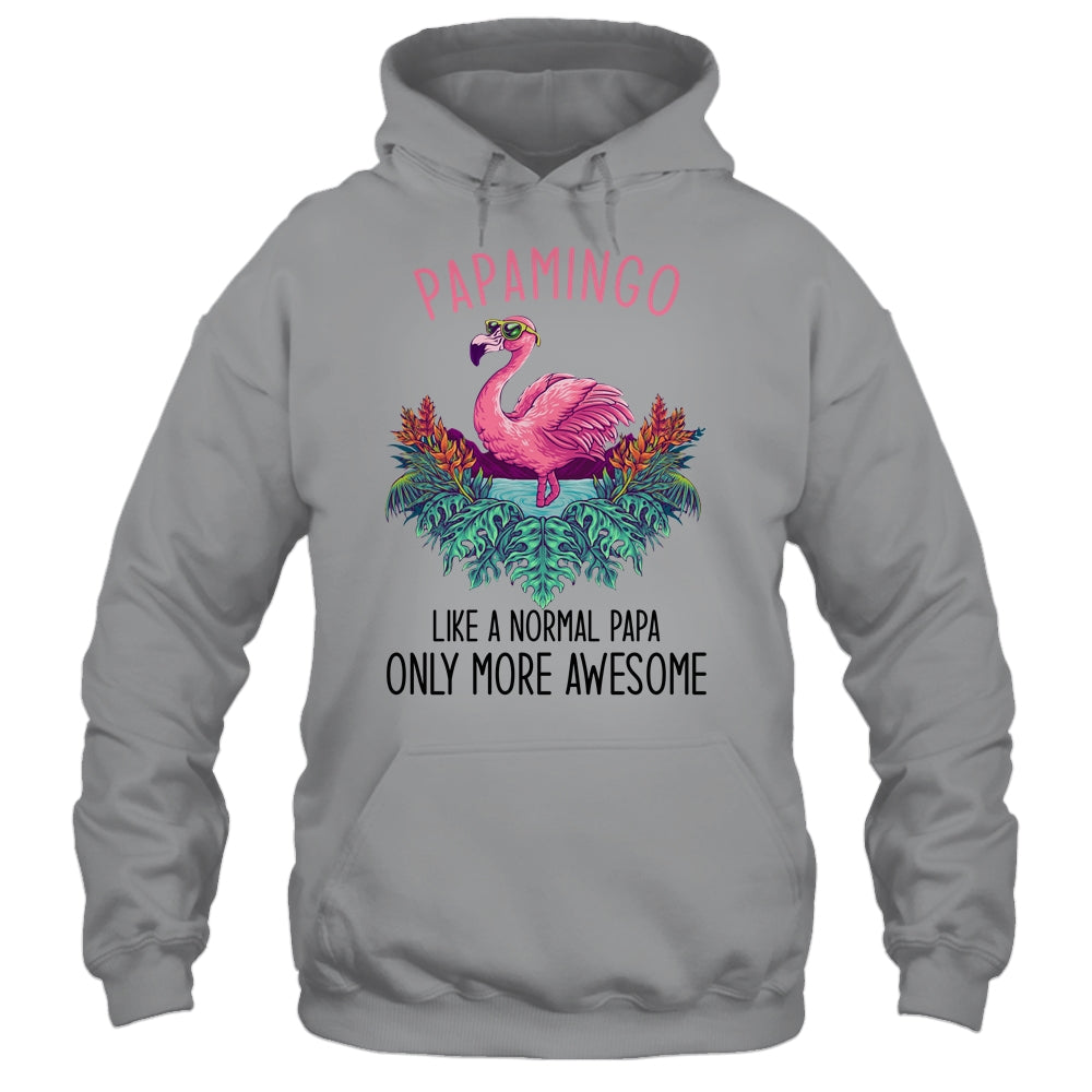 Papamingo Like A Papa Only Awesome Flamingo T-Shirt & Hoodie | Teecentury.com