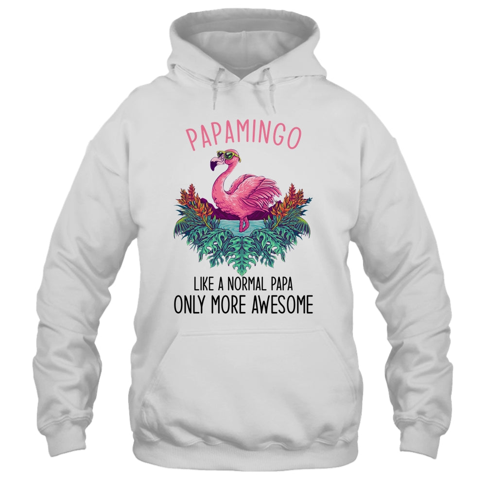 Papamingo Like A Papa Only Awesome Flamingo T-Shirt & Hoodie | Teecentury.com