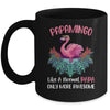 Papamingo Like An Papa Only Awesome Floral Flamingo Gift Mug Coffee Mug | Teecentury.com