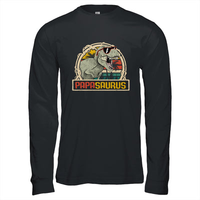 Papasaurus T Rex Dinosaur Papa Saurus Family Matching T-Shirt & Hoodie | Teecentury.com