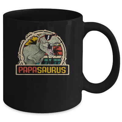 Papasaurus T Rex Dinosaur Papa Saurus Family Matching Mug Coffee Mug | Teecentury.com