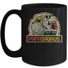 Papasaurus T Rex Dinosaur Papa Saurus Family Matching Mug Coffee Mug | Teecentury.com