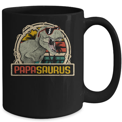 Papasaurus T Rex Dinosaur Papa Saurus Family Matching Mug Coffee Mug | Teecentury.com