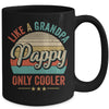 Pappy Like A Grandpa Only Cooler Vintage Dad Fathers Day Mug | teecentury