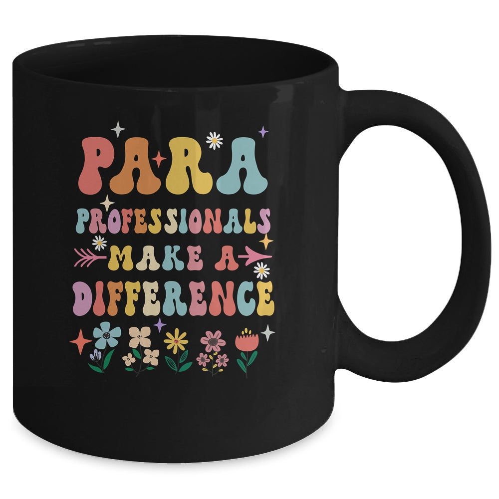 Para Professionals Make A Difference Teacher Mug | teecentury