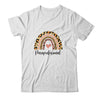Paraprofessional Rainbow Leopard Funny School T-Shirt & Tank Top | Teecentury.com