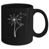Parkinson's Brain Cancer Awareness Dandelion Grey Ribbon Mug Coffee Mug | Teecentury.com