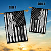 Parkinson's Disease Awareness America Flag Grey Ribbon Flag | Teecentury.com