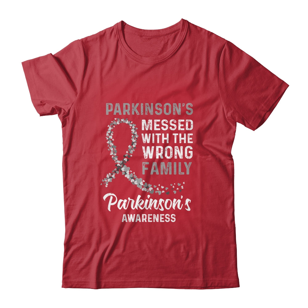Parkinson's Disease Awareness Messed With The Wrong Family Support T-Shirt & Hoodie | Teecentury.com