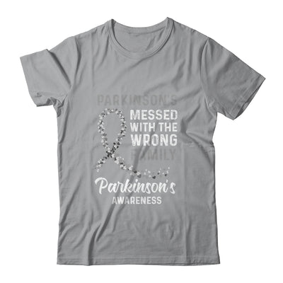 Parkinson's Disease Awareness Messed With The Wrong Family Support T-Shirt & Hoodie | Teecentury.com