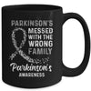 Parkinson's Disease Awareness Messed With The Wrong Family Support Mug Coffee Mug | Teecentury.com