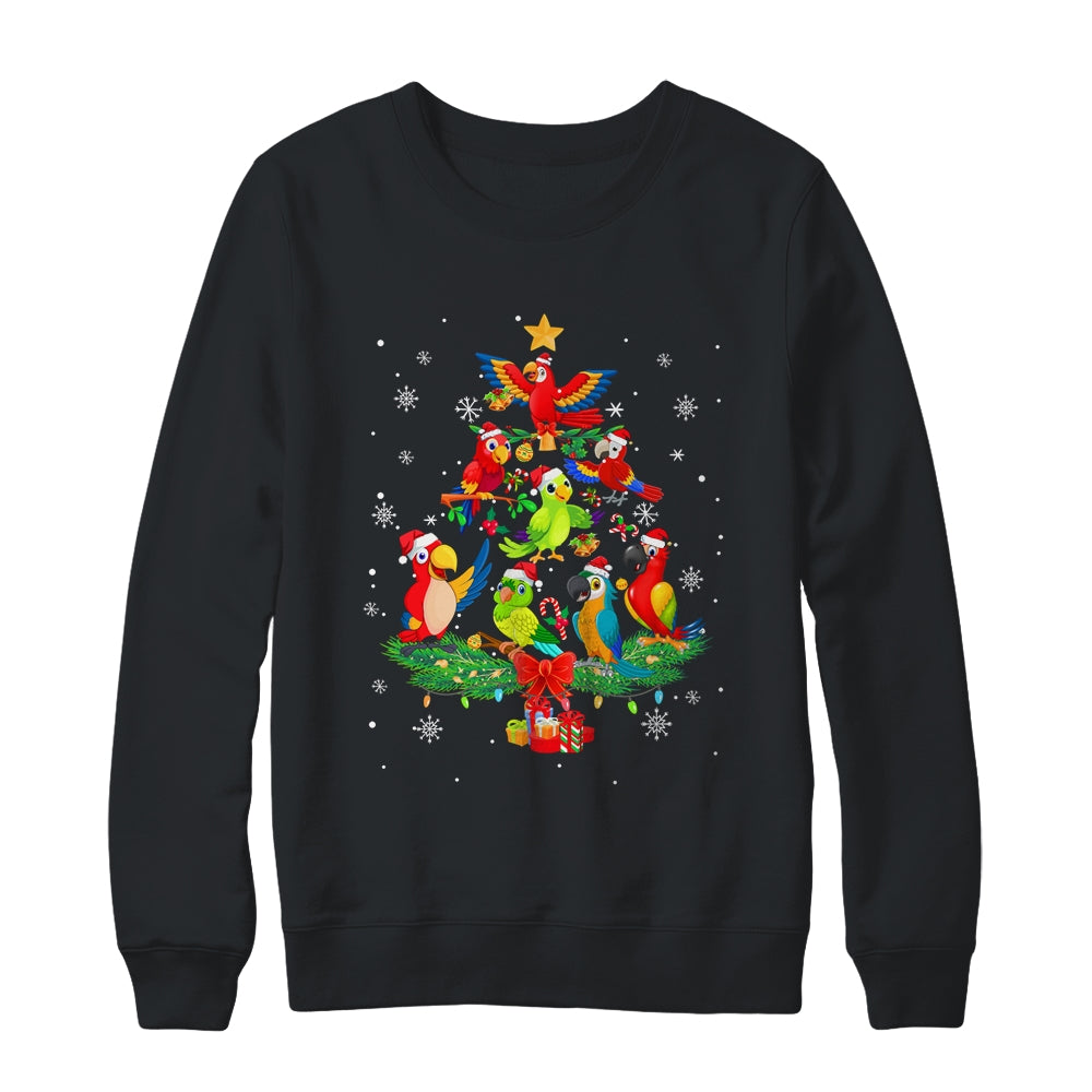 Parrot Bird Christmas Tree Ornament Funny Xmas Shirt & Sweatshirt | teecentury