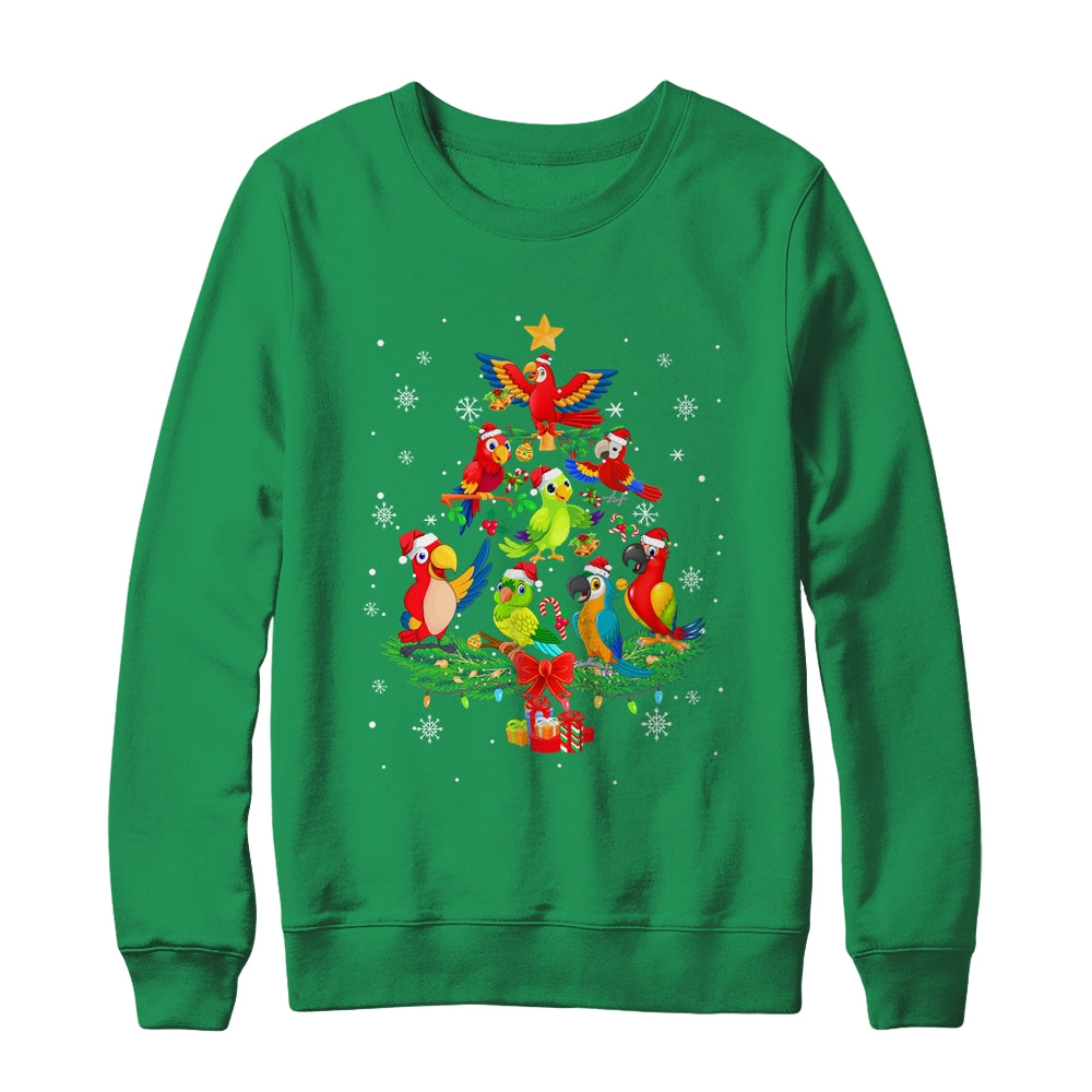 Parrot Bird Christmas Tree Ornament Funny Xmas Shirt & Sweatshirt | teecentury
