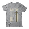 Patriotic Christian Faith Love Jesus American Flag Cross T-Shirt & Hoodie | Teecentury.com