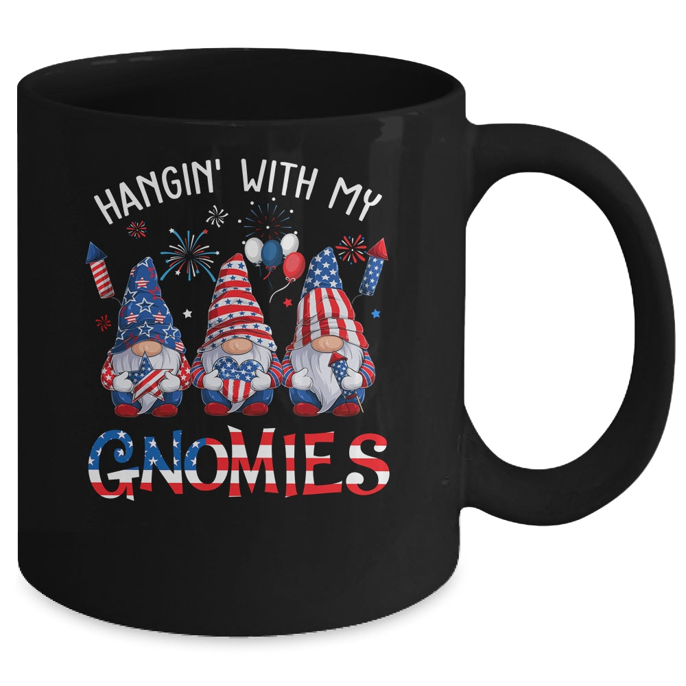 Patriotic Gnome 4th Of July Funny Hangin With My Gnomies Mug | teecentury
