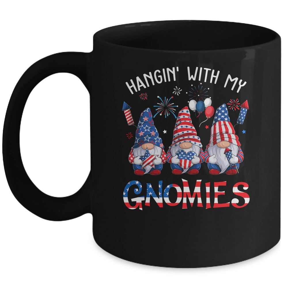 Patriotic Gnome 4th Of July Funny Hangin With My Gnomies Mug | teecentury