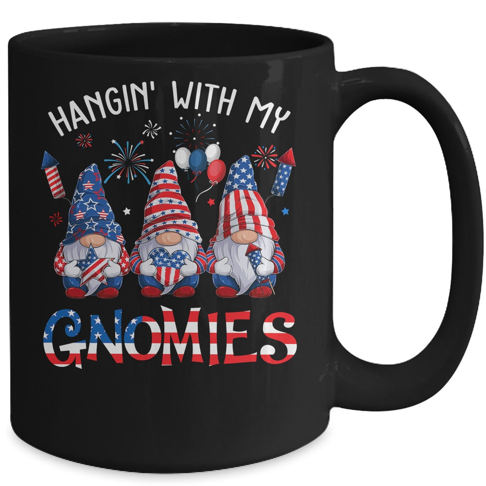 Patriotic Gnome 4th Of July Funny Hangin With My Gnomies Mug | teecentury