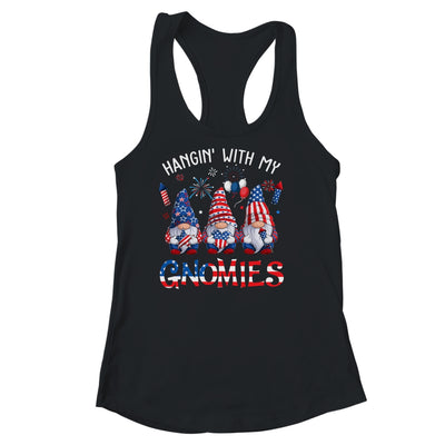 Patriotic Gnome 4th Of July Funny Hangin With My Gnomies Shirt & Tank Top | teecentury