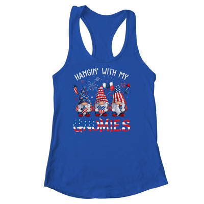 Patriotic Gnome 4th Of July Funny Hangin With My Gnomies Shirt & Tank Top | teecentury