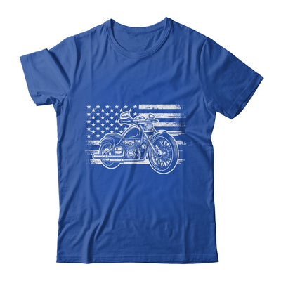 Patriotic Motorcycle Biker Vintage American US Flag Shirt & Hoodie | teecentury