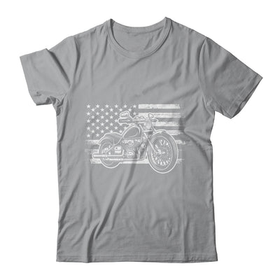 Patriotic Motorcycle Biker Vintage American US Flag Shirt & Hoodie | teecentury